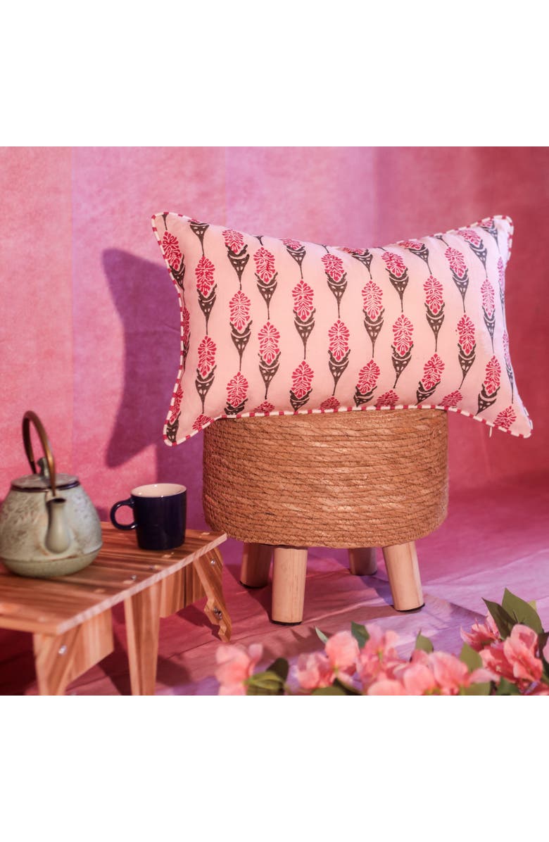 Banyan & Birch Bahaar Lumbar Throw Pillow Cover, Alternate, color, Pink