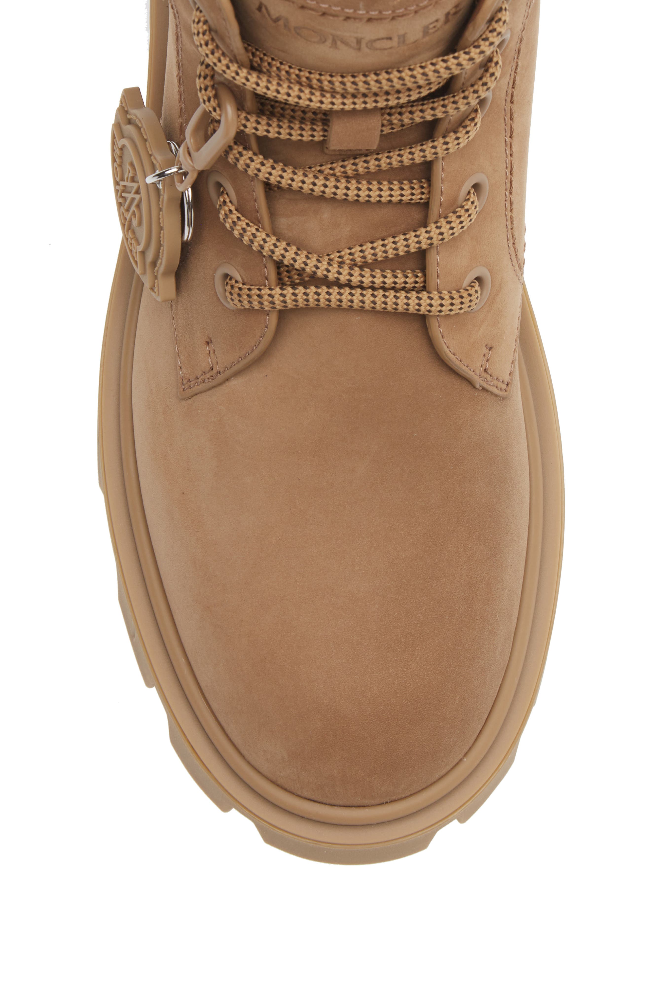 Peak City Nubuck & Suede Ankle Boot, Alternate, color, WARM BEIGE