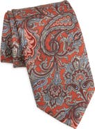 David Donahue Paisley Silk Tie