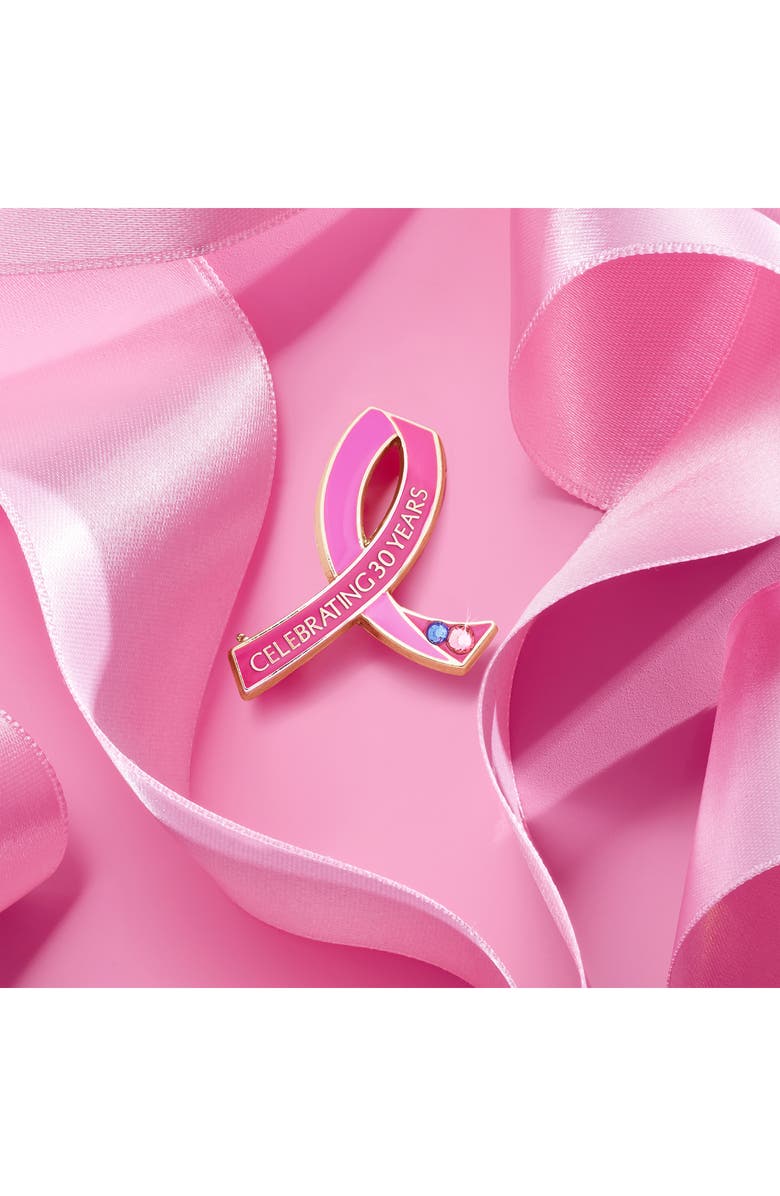 Estée Lauder Pink Ribbon Pin Commemorative 30th Anniversary Collectible, Alternate, color, 