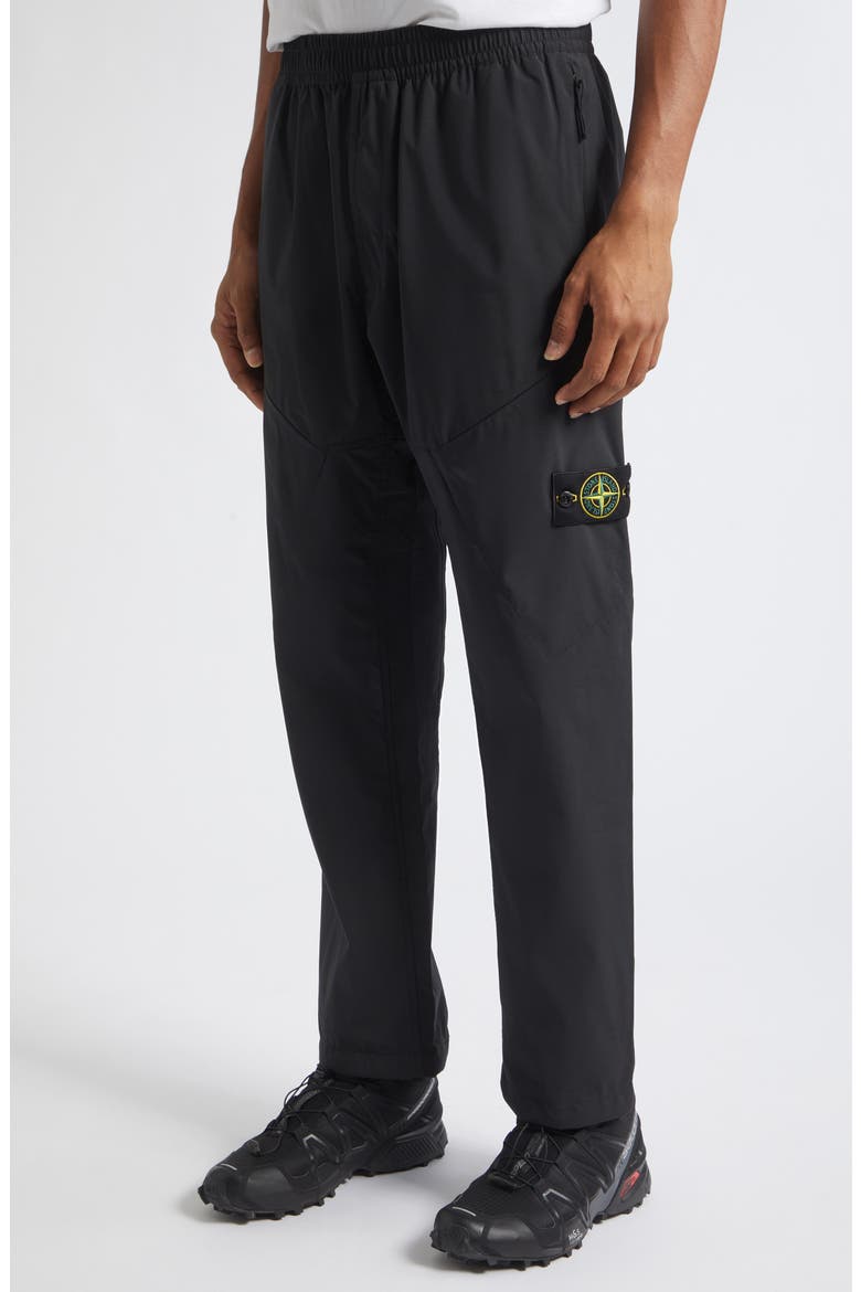 Compass Patch Track Pants, Alternate, color, V0029 BLACK
