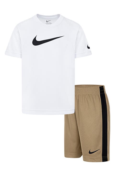Kids' Swoosh T-Shirt & Shorts Set (Little Kid)
