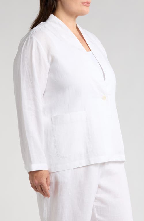 EILEEN FISHER EILEEN FISHER ORGANIC LINEN JACKET
