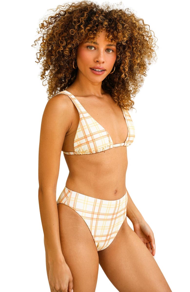 Dippin Daisys Descanso Tie Back Triangle Bikini Top, Alternate, color, 