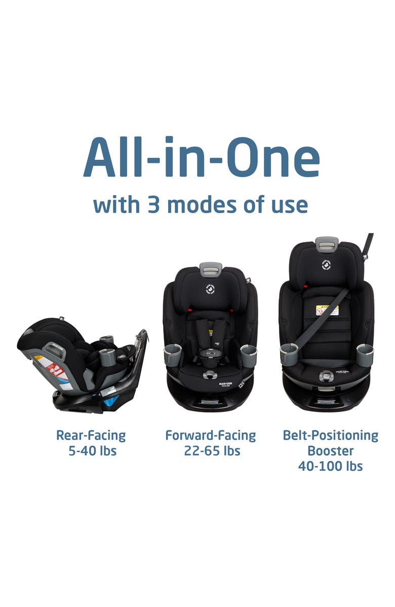 Maxi-Cosi<sup>®</sup> Emme 360º Rotating All-in-One Car Seat, Alternate, color,