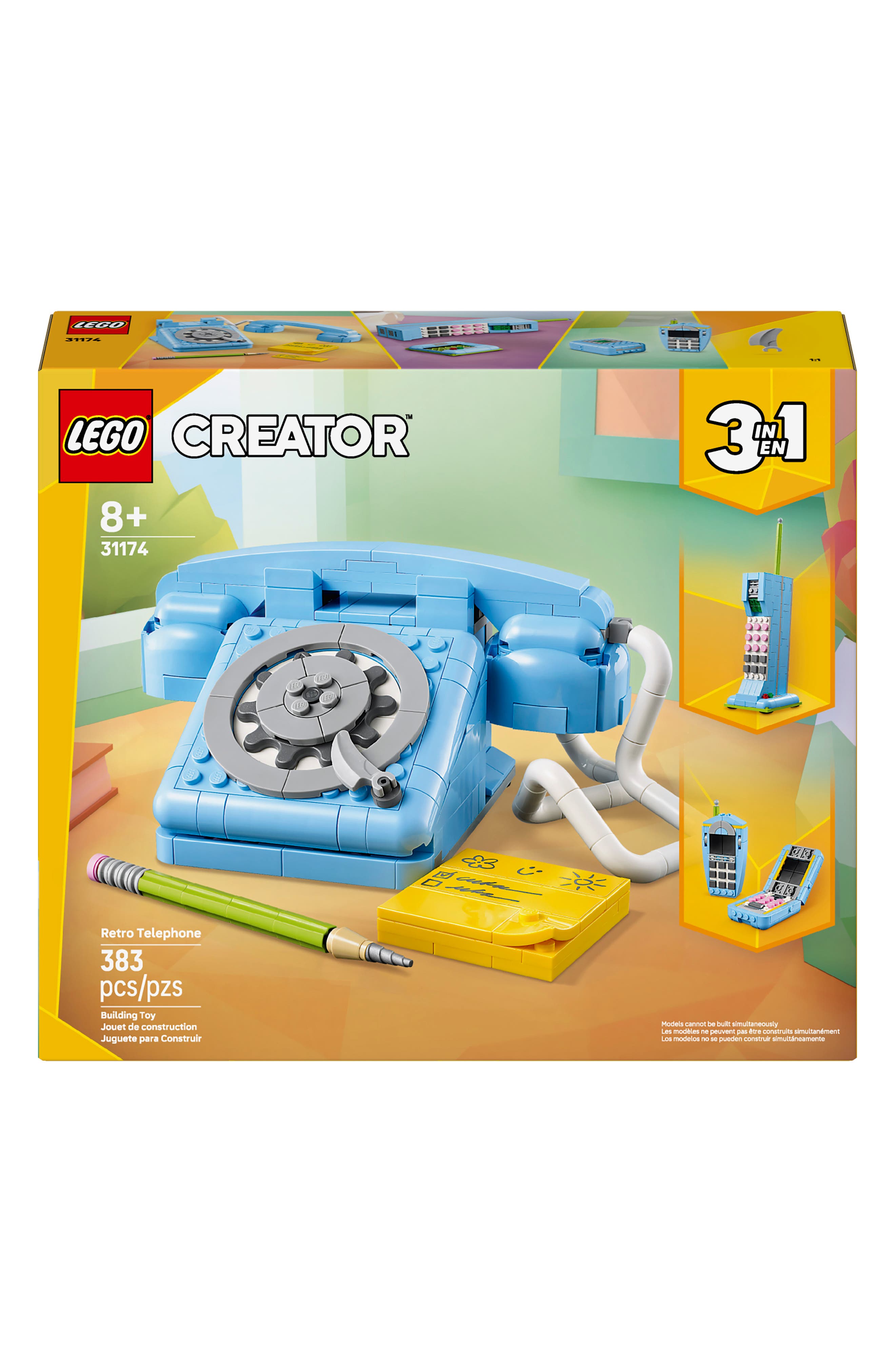LEGO® 8+ Creator Retro Telephone - 31174 in Multi at Nordstrom