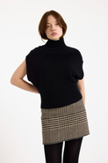 Brodie Pure Cashmere Marilyn Funnel Neck 100% Cashmere Vest