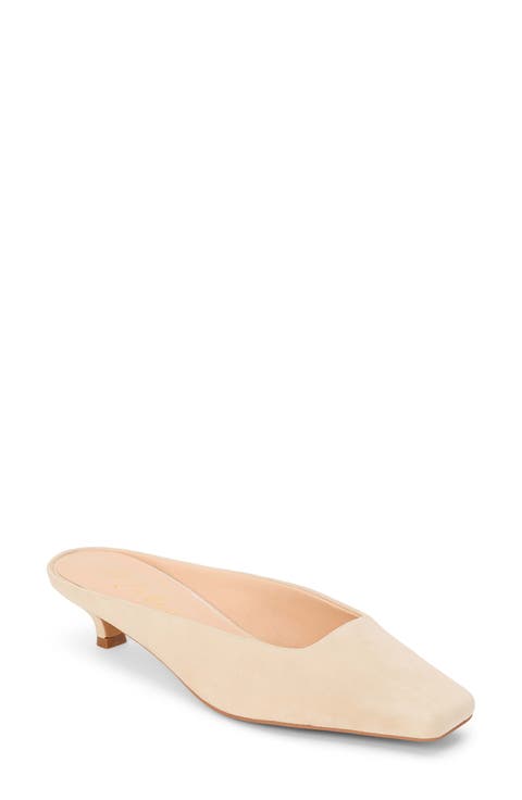 Classy Kitten Heel Mule (Women)