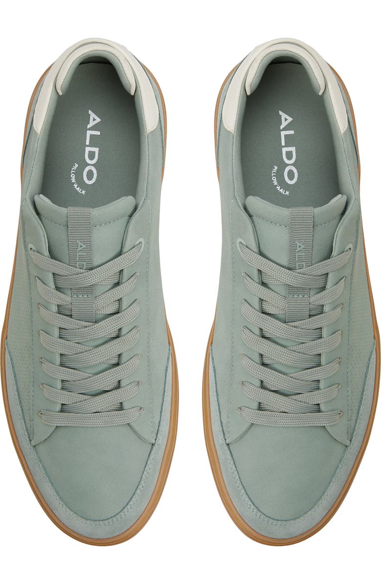 ALDO Step Up Sneaker, Alternate, color, Light Green