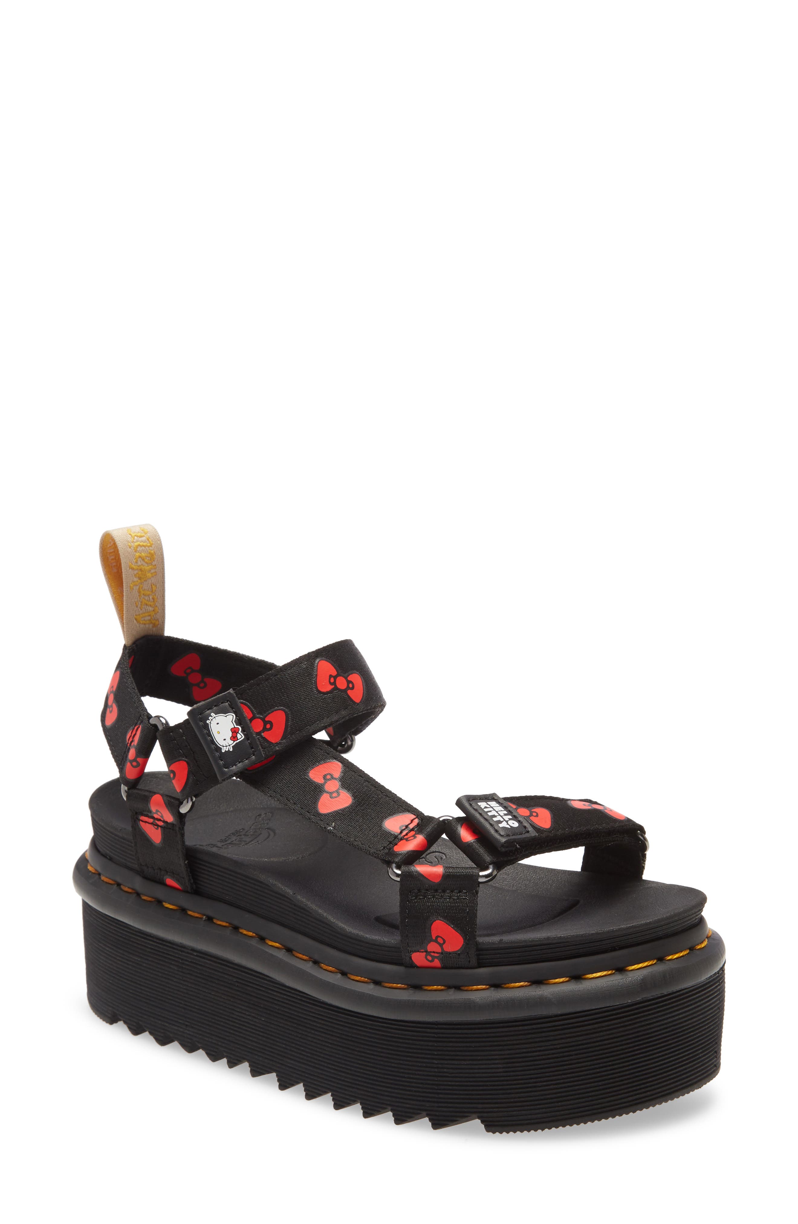 Dr. Martens x Hello Kitty Platform Sandal, Main, color, 