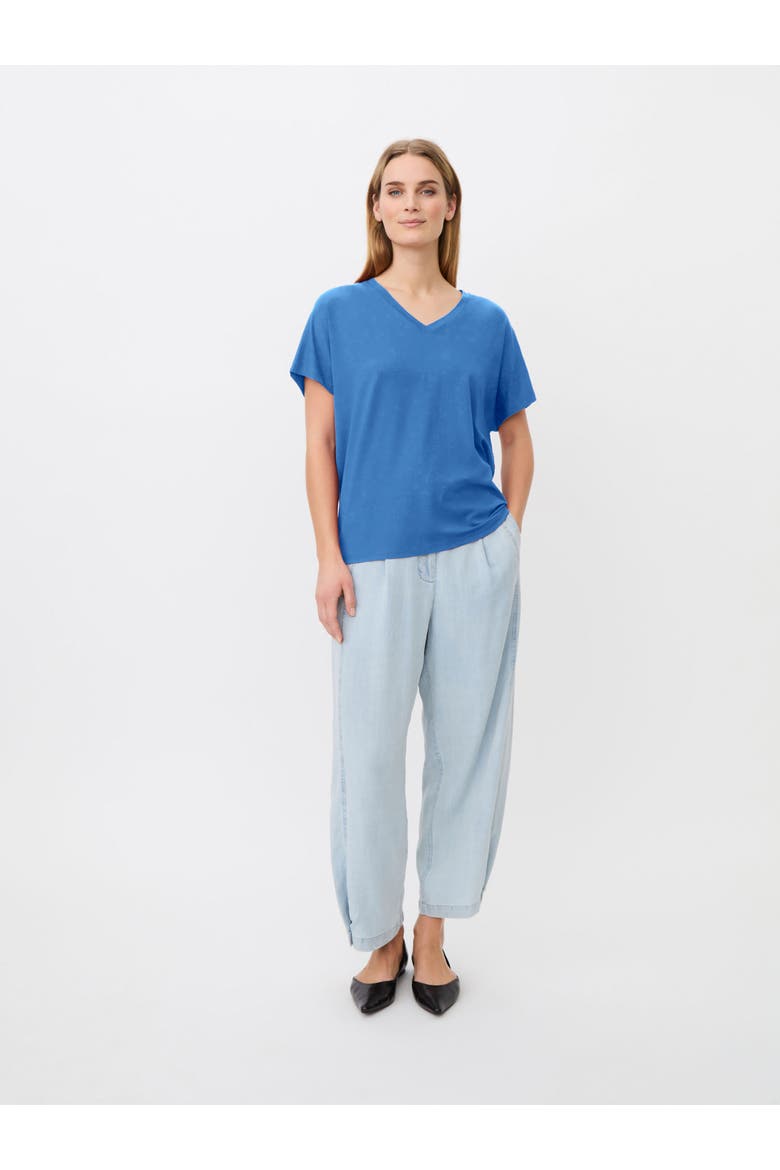 V-Neck Relaxed T-Shirt, Alternate, color, Nebulas Blue