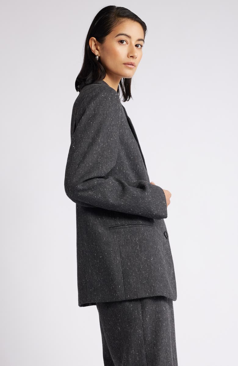 Nordstrom Textured Boyfriend Blazer, Alternate, color,