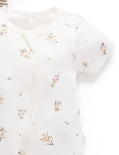 Purebaby 2 Pack Short Zip Romper