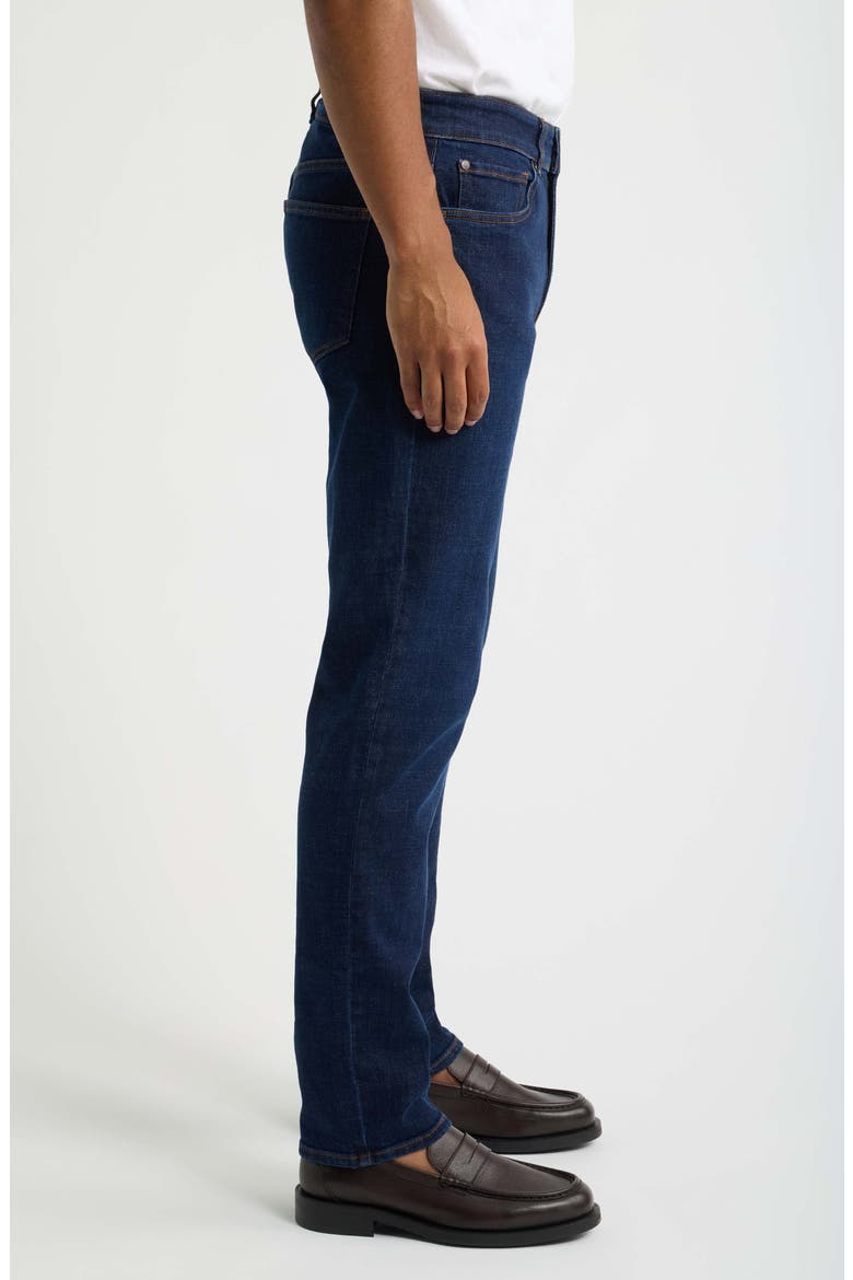 Crown Heritage Slim Straight Jeans, Alternate, color, MIDNIGHT BLUE RINSE
