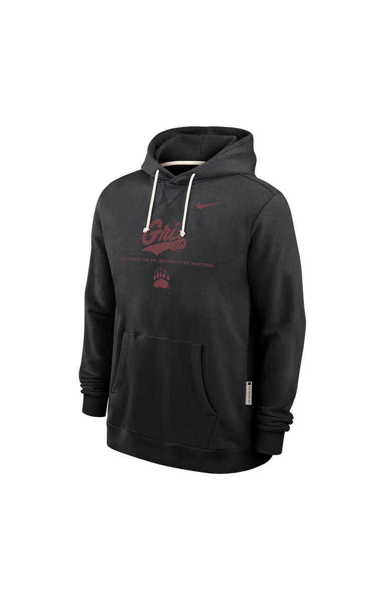 Nike Men's Nike Black Montana Grizzlies 2025 Sideline Standard Issue Dri-FIT Hoodie, Alternate, color, Black