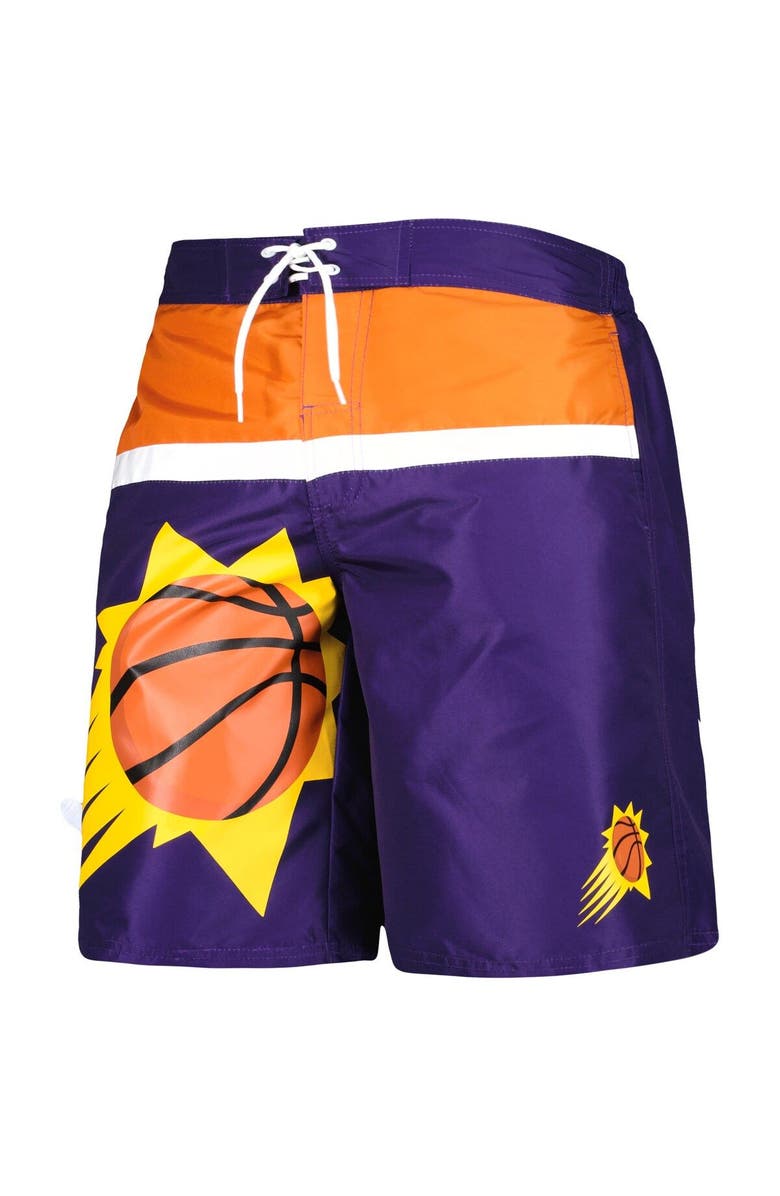 G-III SPORTS BY CARL BANKS Men's G-III Sports by Carl Banks Purple Phoenix Suns Sea Wind Swim Trunks, Alternate, color, Purple