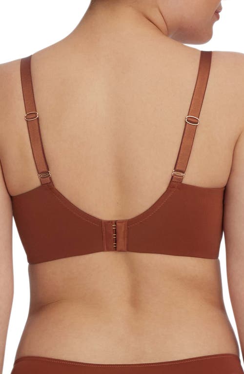 Skarlett Blue Entice Underwire Full Coverage Bra In Brown