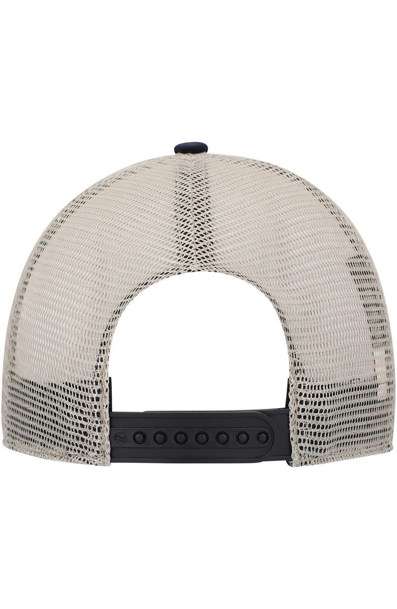 '47 Men's '47 Black/Tan Chicago White Sox Four Stroke Clean Up Trucker Snapback Hat, Alternate, color, Black