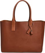 TOM FORD Grained Leather East/West Tote