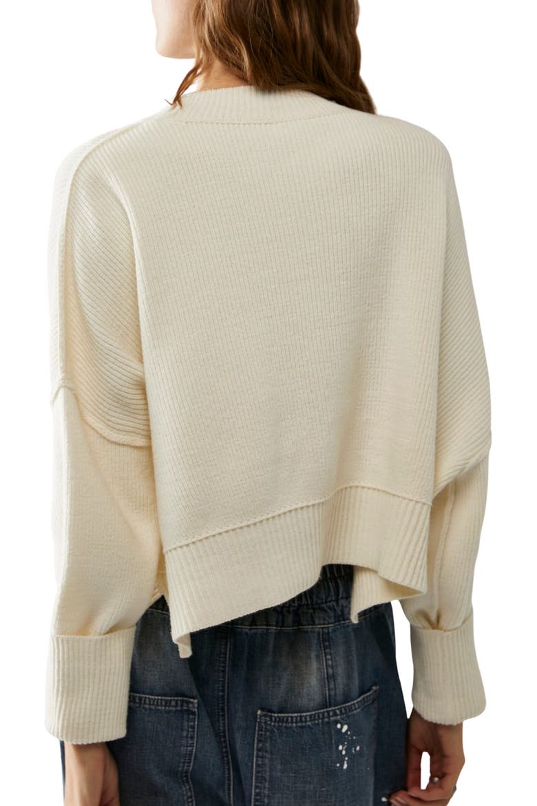 Easy Street Crop Pullover, Alternate, color, MOONGLOW