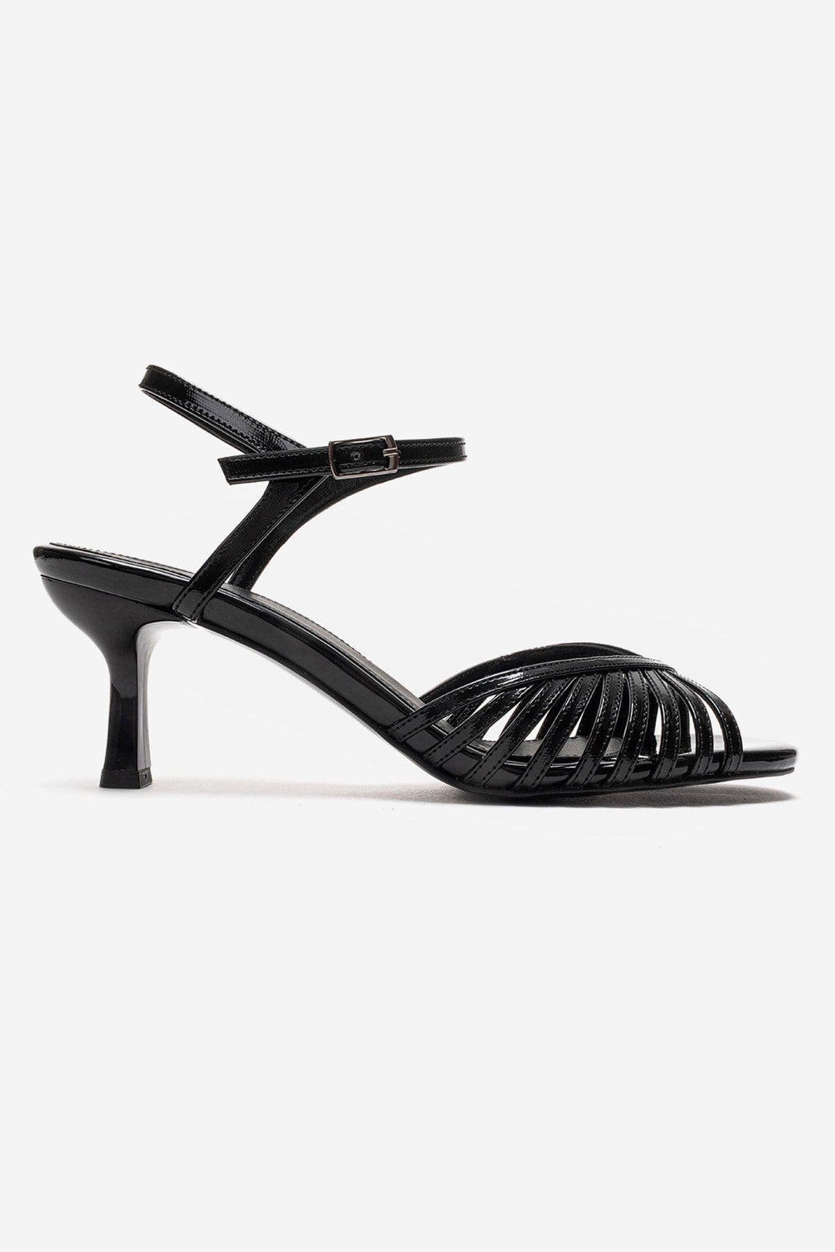 Prologue Shoes Danica Stiletto Sandal, Alternate, color, Black