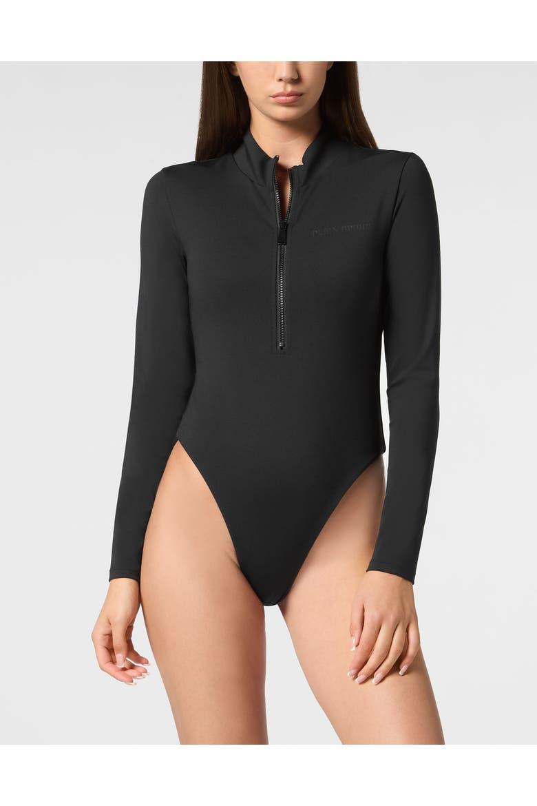 Sport Body Suit Ls Women, Main, color, black