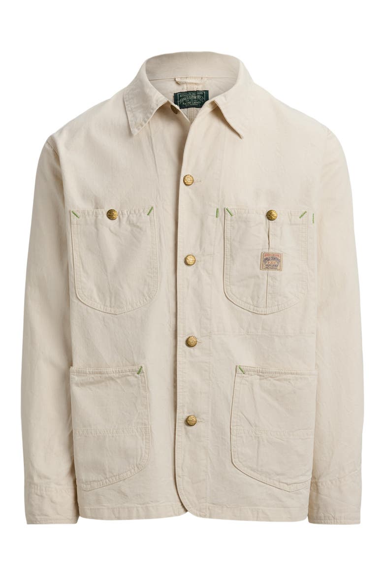 The Waldron Cotton Twill Utility Jacket, Main, color, BARLOWS