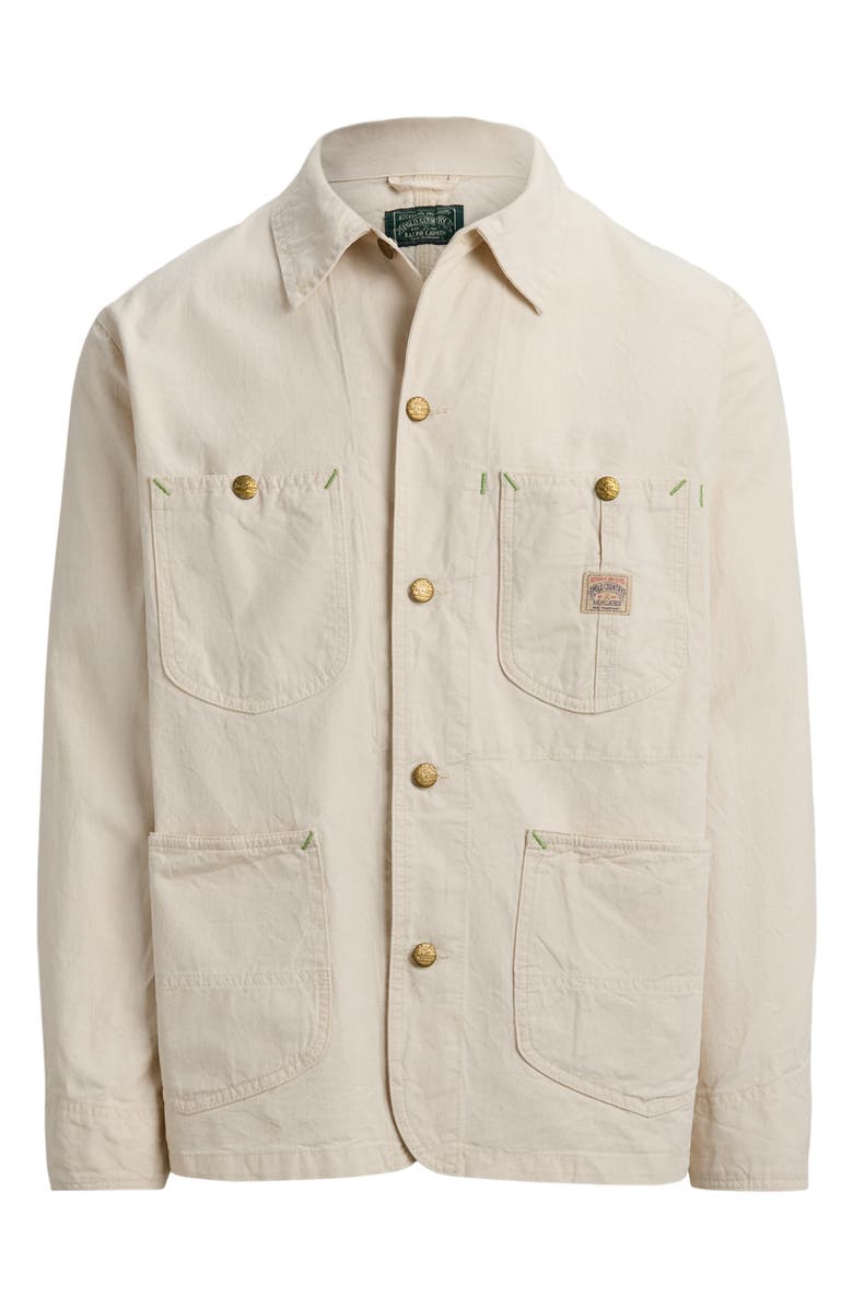 Polo Ralph Lauren The Waldron Cotton Twill Utility Jacket, Main, color, Barlows