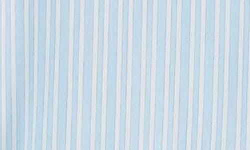 Scotch & Soda Kids' Stripe Long Sleeve Tiered Cotton Shirtdress