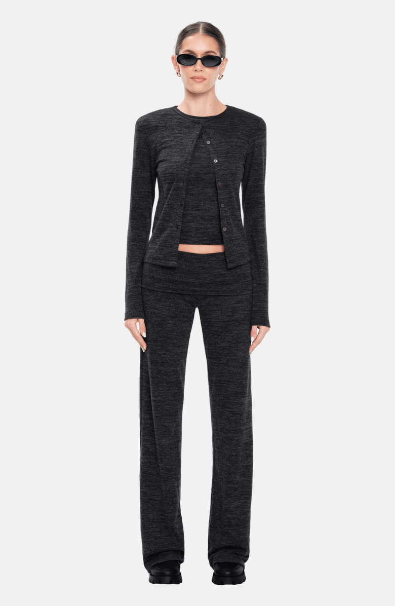 OW Collection NITA Knit Cardigan, Alternate, color, Dark Grey