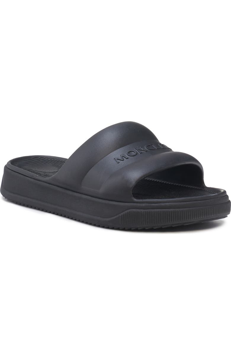 Moncler Altive Slide Sandal, Main, color, Black