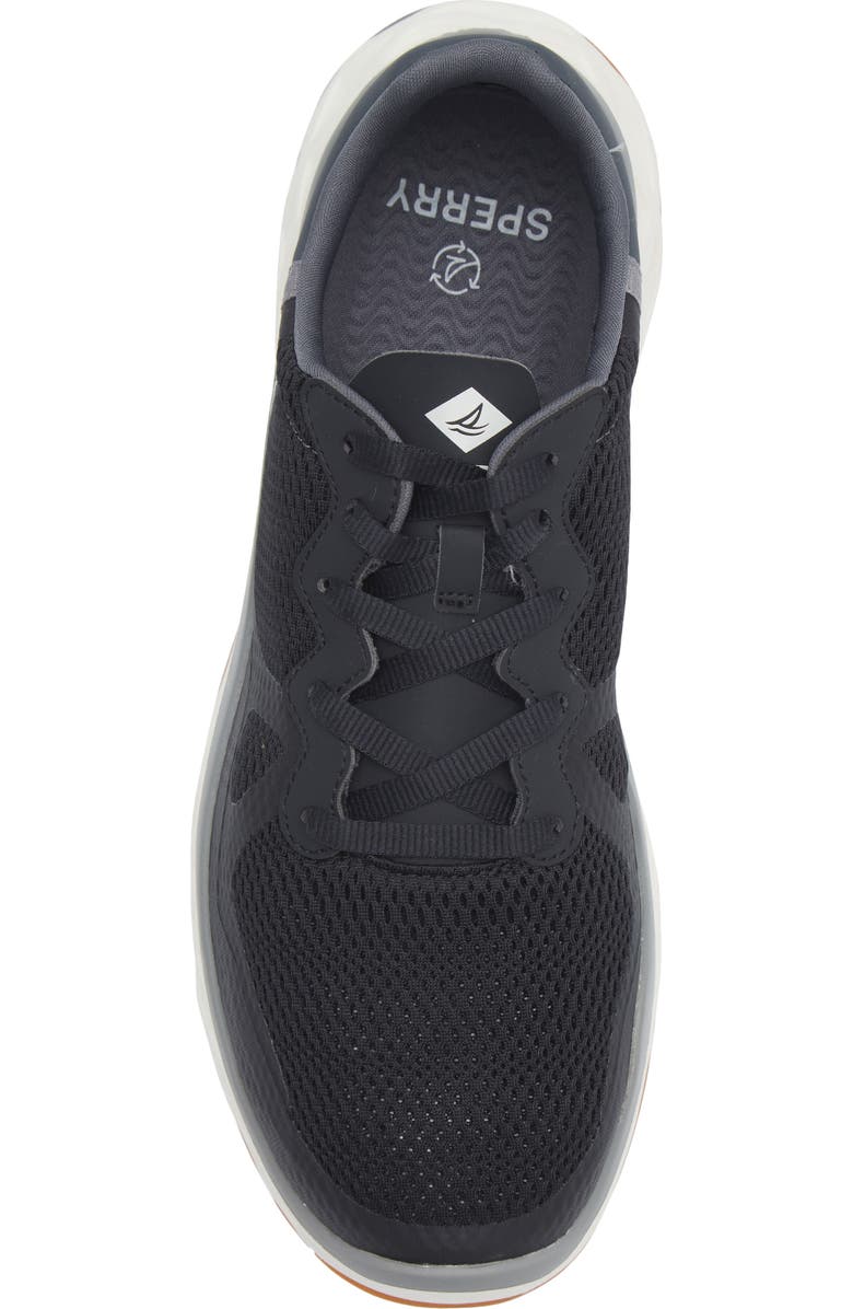 Sperry SeaCycled<sup>™</sup> Headsail Sneaker, Alternate, color, Black
