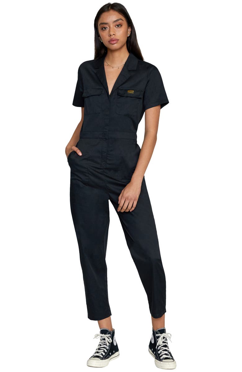 RVCA Recession Utility Jumpsuit, Alternate, color, 