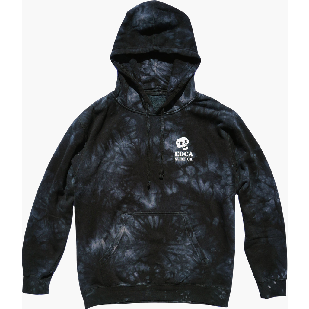 Everyday California Summer Is Forever Hoodie In Black Tie-dye