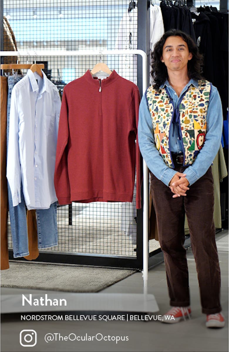 Crown Comfort Piqué Quarter Zip Pullover, sales video thumbnail