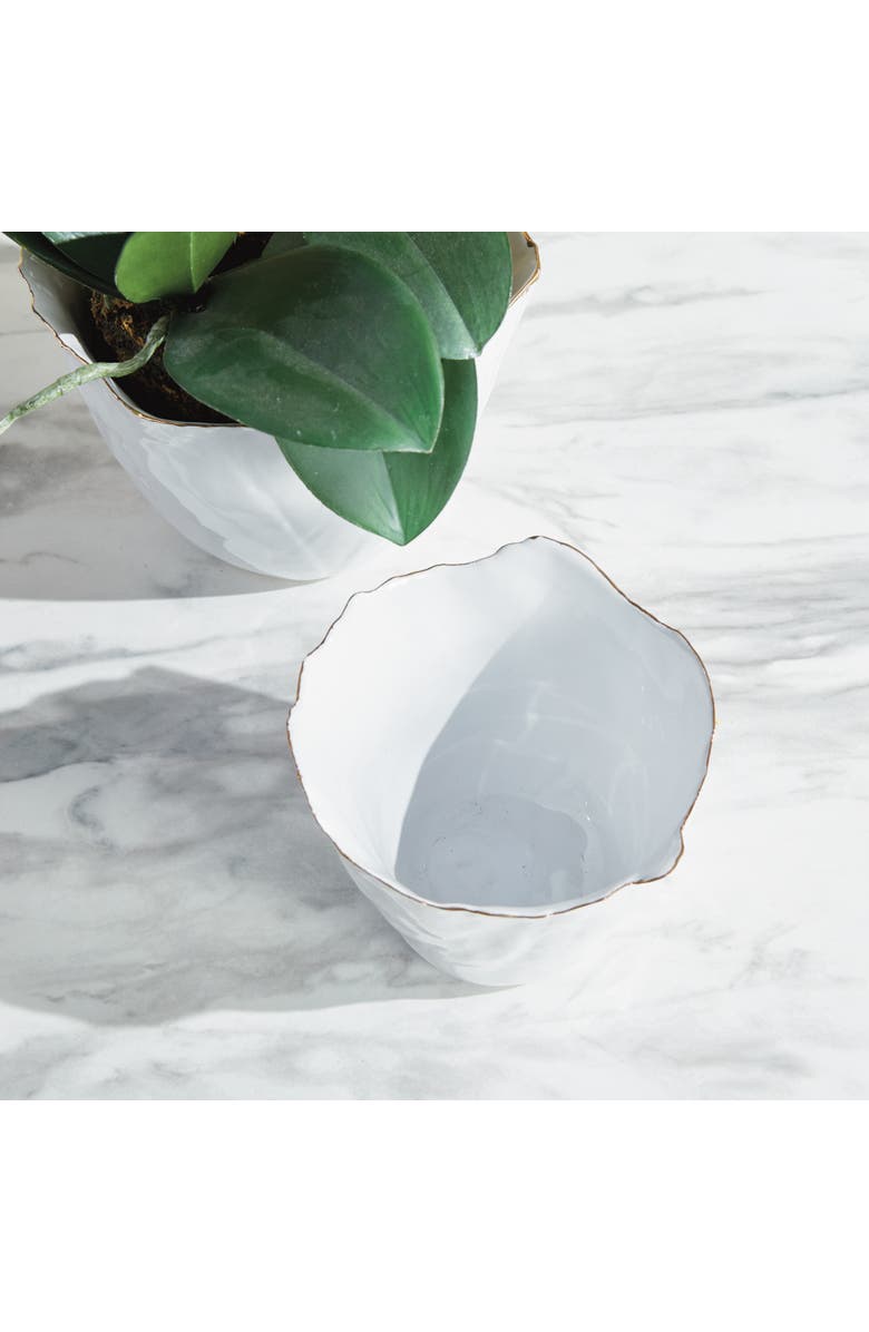 Napa Home & Garden Maribella Cachepot Planters Set of 2, Alternate, color, White