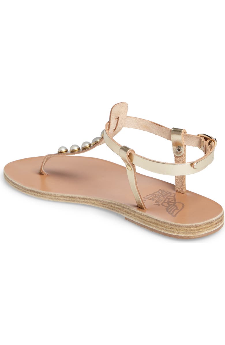 Ancient Greek Sandals Lito Imitation Pearl Embellished T-Strap Sandal, Alternate, color,
