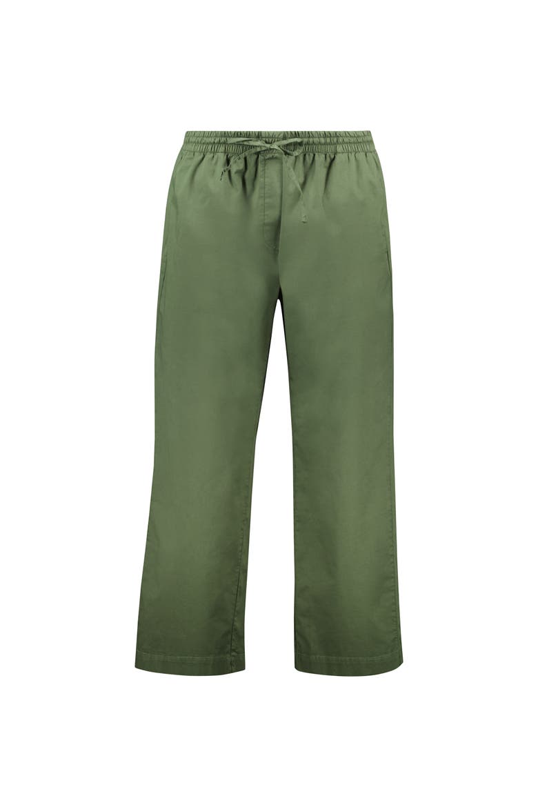 Breanna Cropped Wide Leg Trousers, Alternate, color, Light Khaki