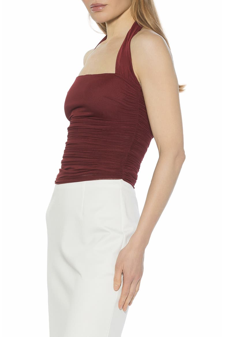 Luca Halter Square Neck Top, Alternate, color, RED