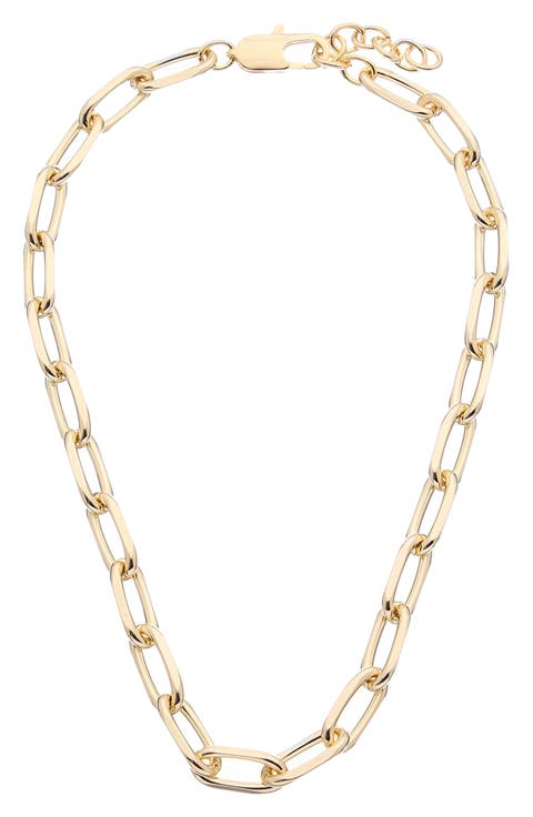 Paper Clip Chain Necklace