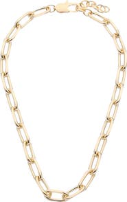 Juvell Paper Clip Chain Necklace