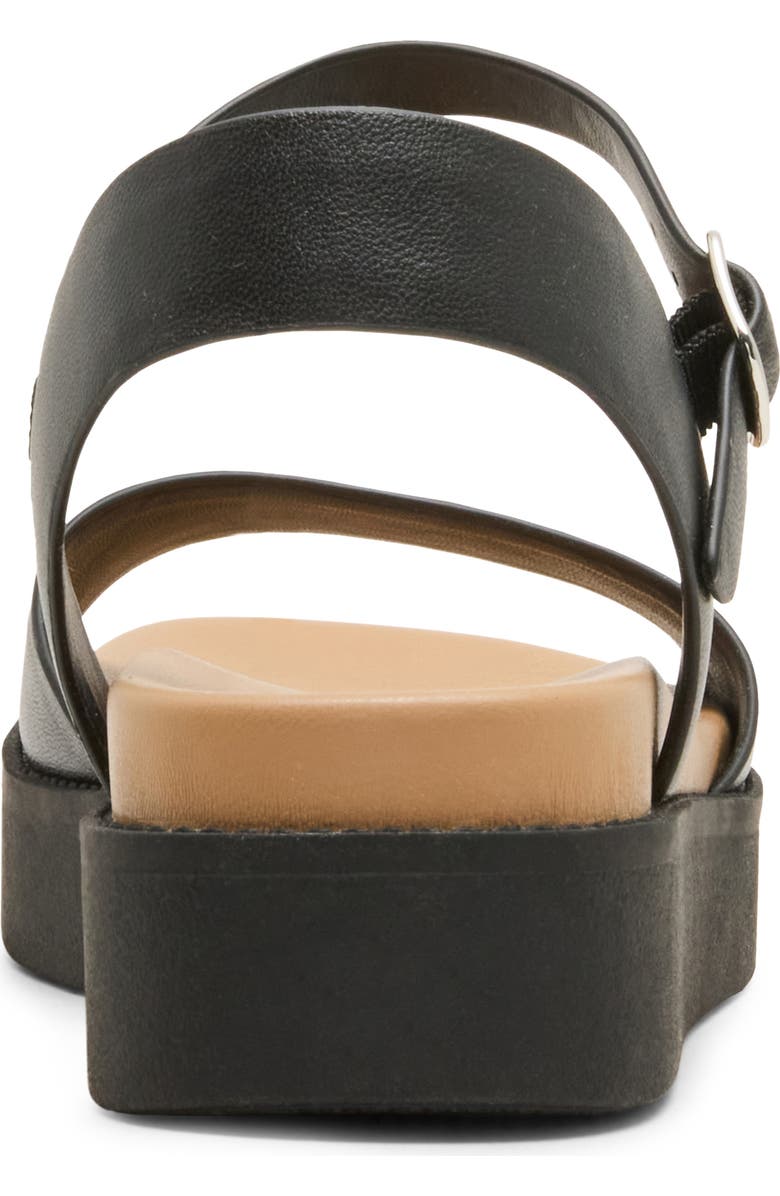 Blondo Roswell Water Resistant Platform Sandal, Alternate, color, Black Leather