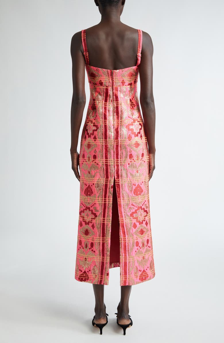 Johanna Ortiz Powerful Stitches Embroidered Strapless Dress, Alternate, color, 