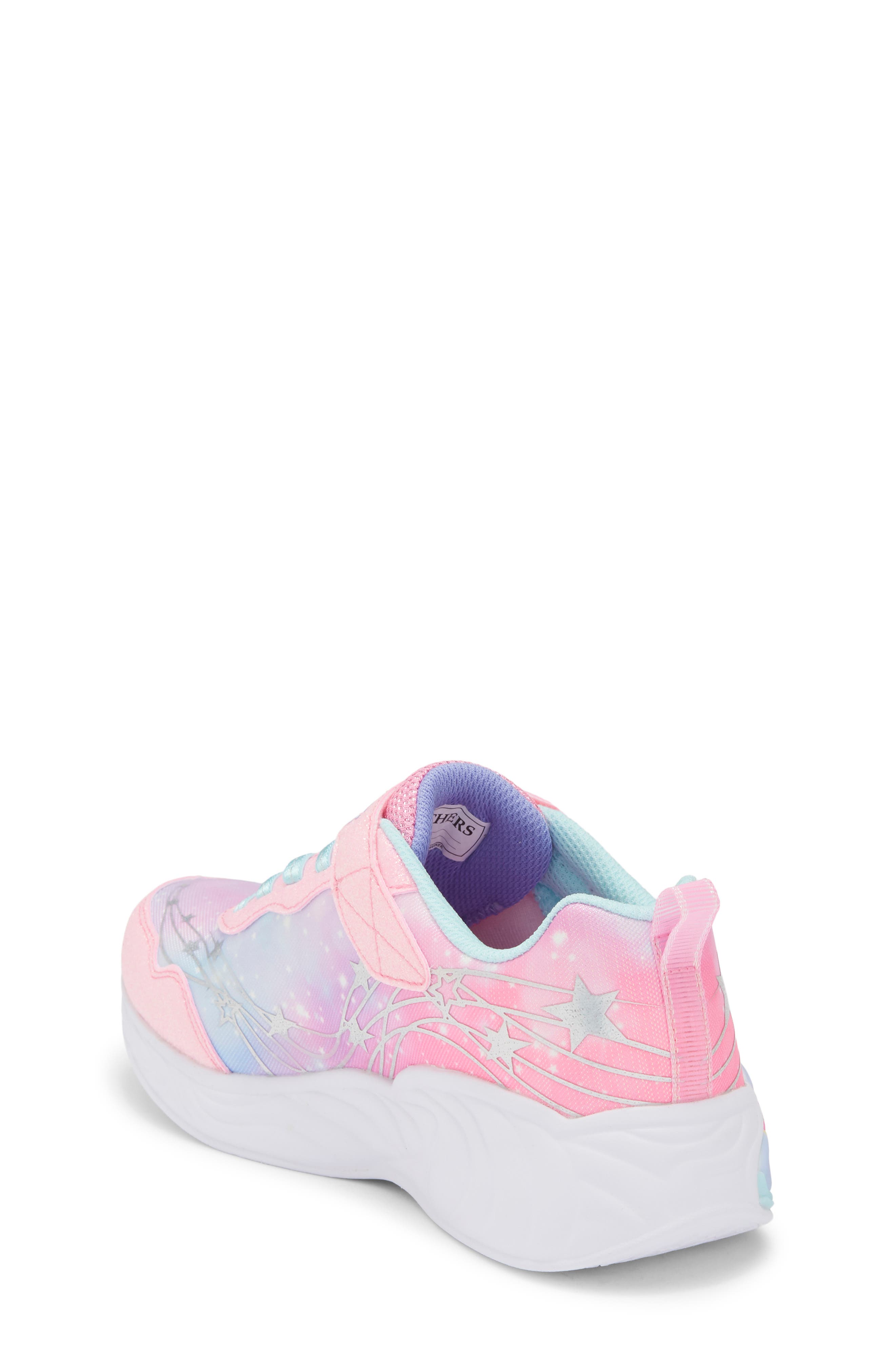 SKECHERS Kids' Unicorn Dreams Sneaker, Alternate, color, Pink Turquoise