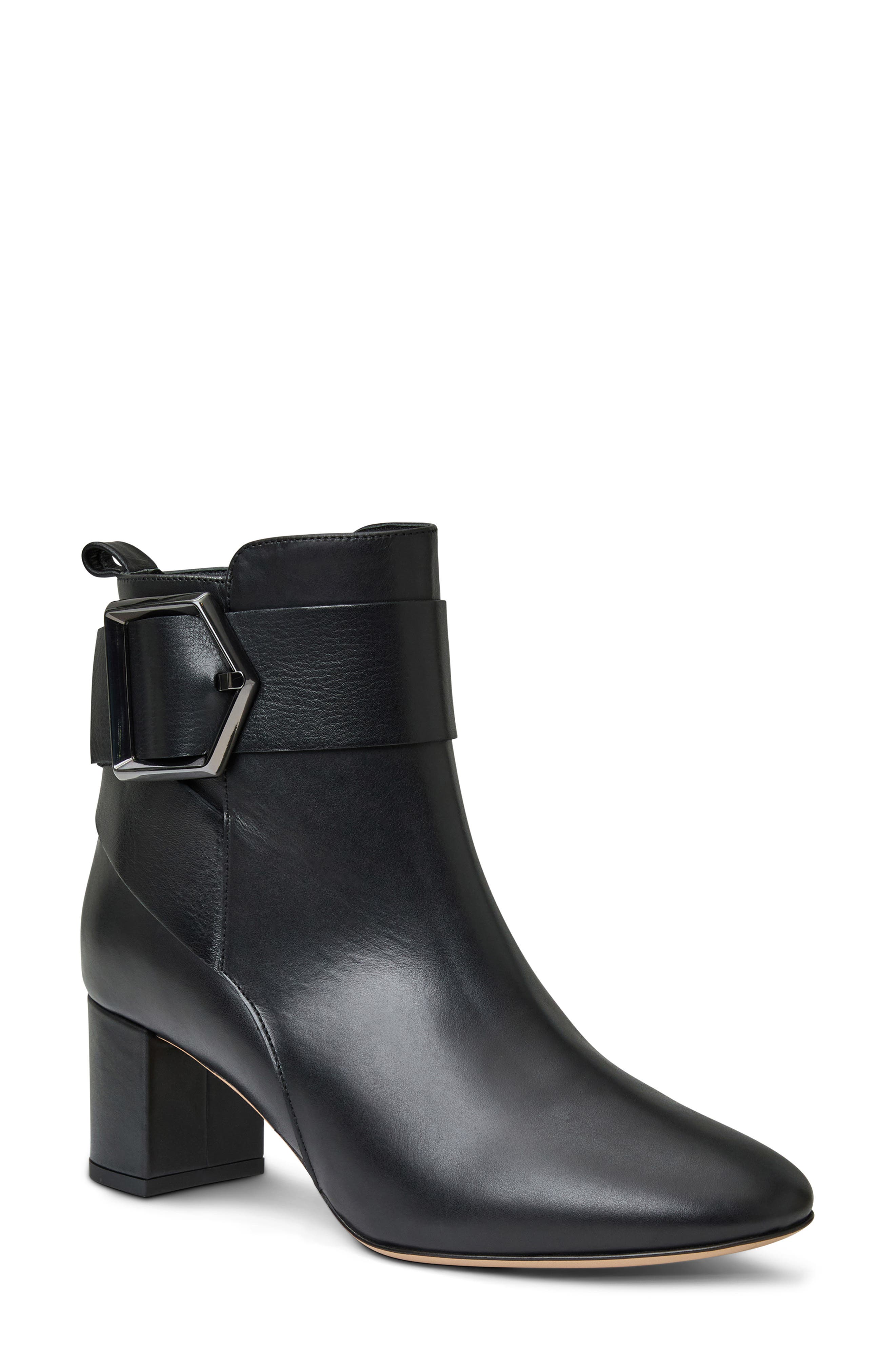 Bruno Magli Mia Buckle Bootie, Main, color, 