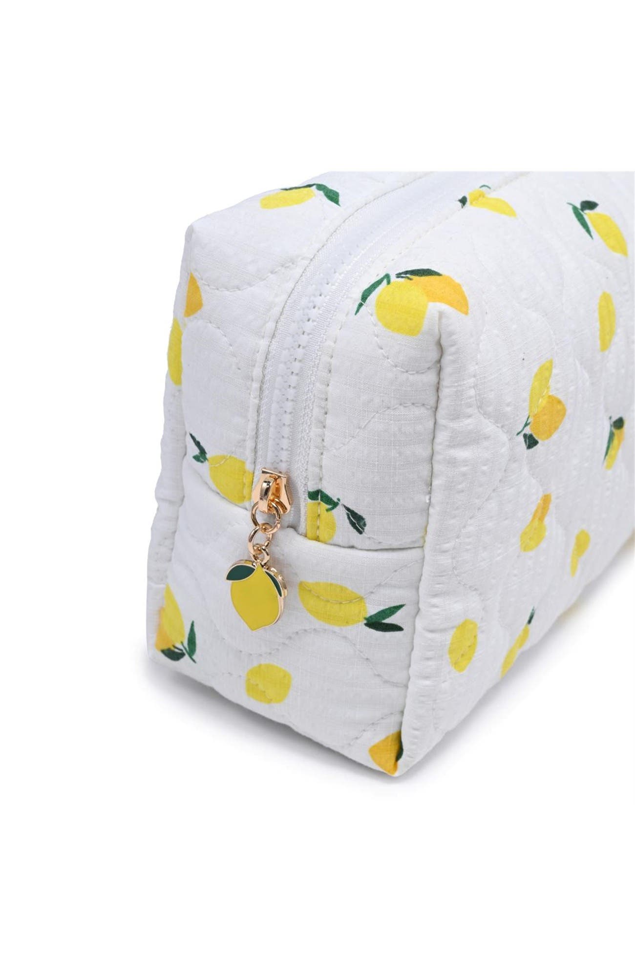 Limonata Cosmetic & Travel Organizer Pouch, Alternate, color, Ivory Lemon