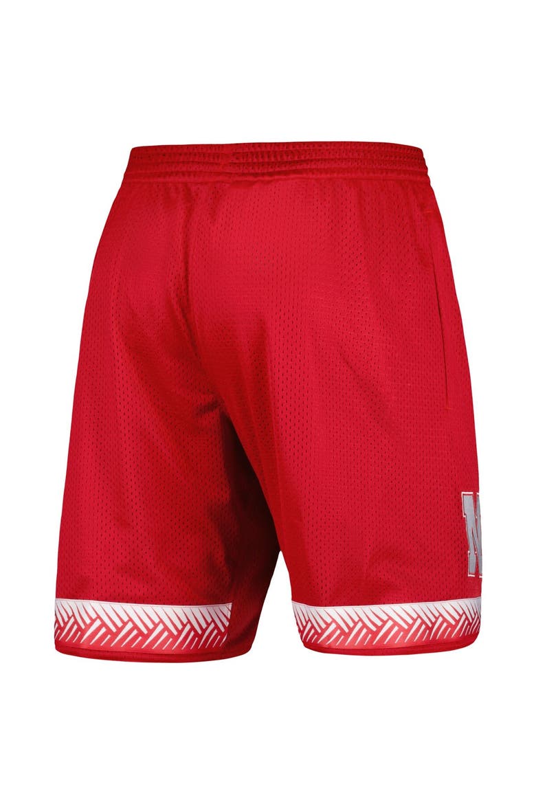 Men's adidas Scarlet Nebraska Huskers Swingman Replica Basketball Shorts, Alternate, color, Red