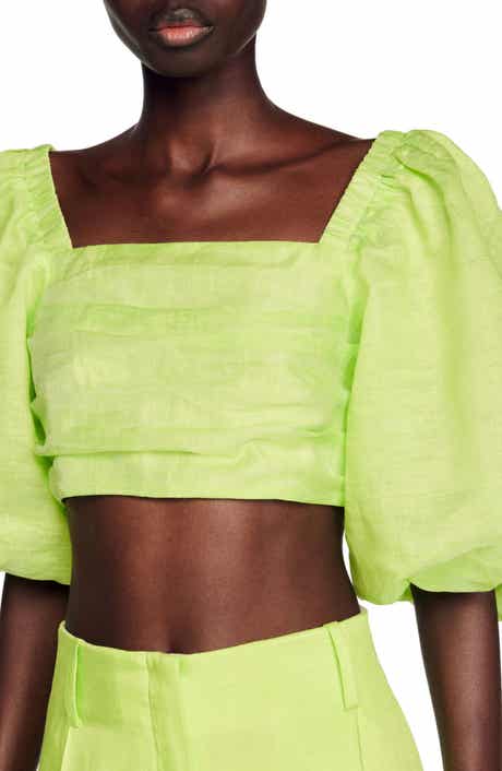 SANDRO Blonville Crop Top