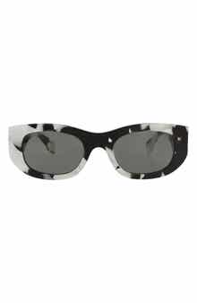 51mm Oval Sunglasses
