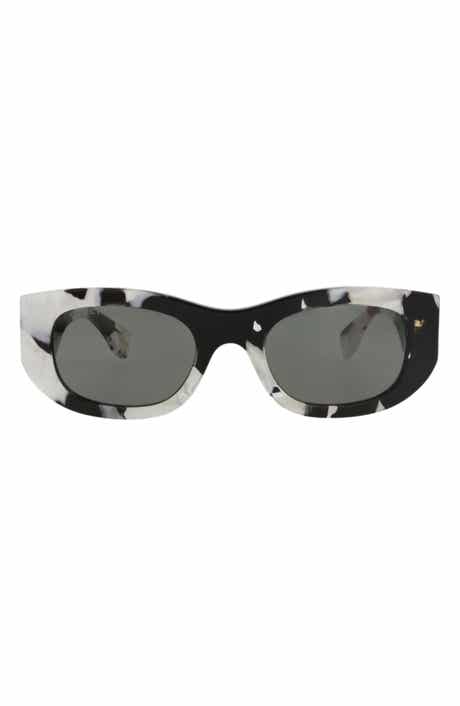 51mm Oval Sunglasses